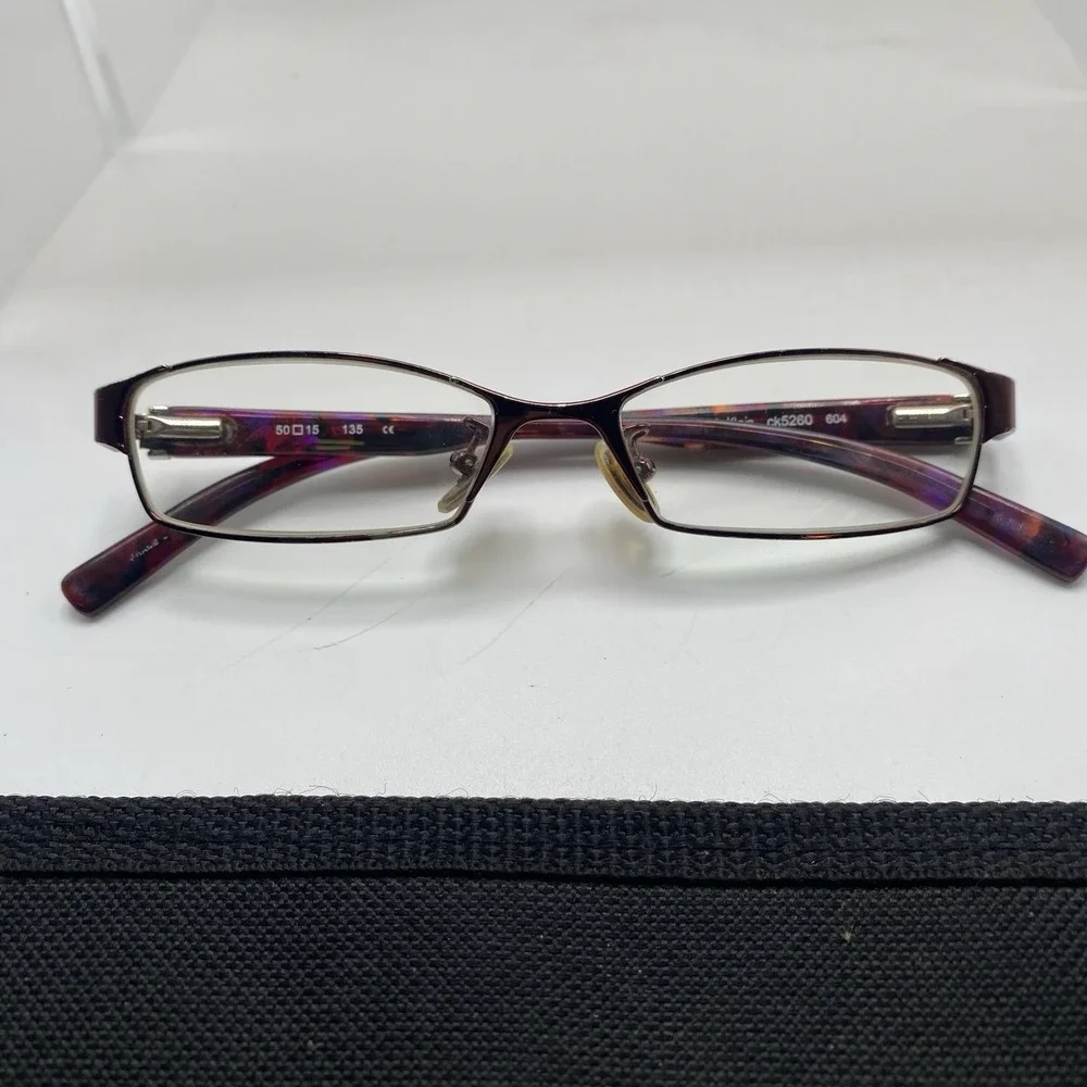 Calvin Klein Eyeglasses FRAMES ONLY CK5260 Full Rim 50-15-135 Tortoise 220